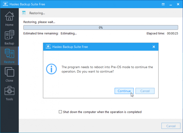 Hasleo Backup Suite 3.6 for windows instal
